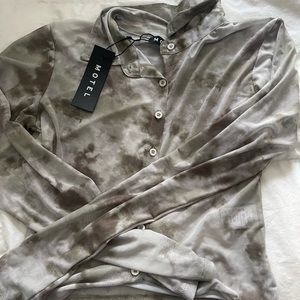 NWT Motel Rocks Mesh Shirt